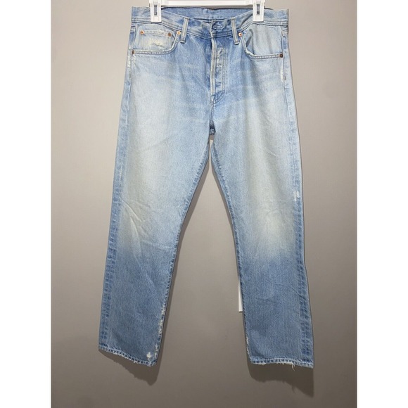 Citizens Of Humanity Other - Citizens of Humanity‎ Mens Lightwash Distressed Button Fly Jeans, 32